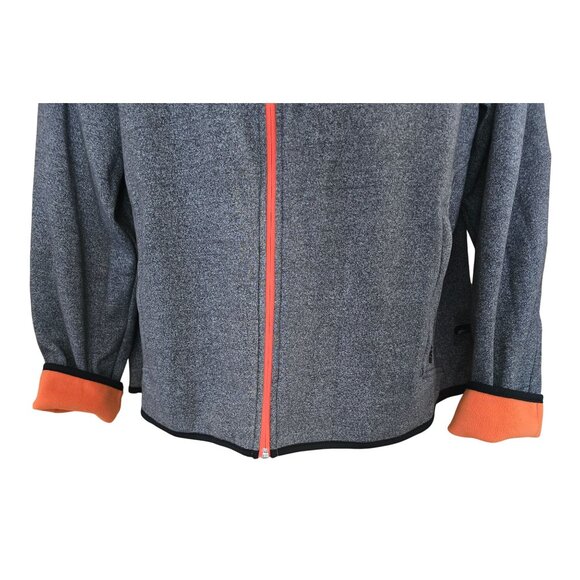Ski-Doo Team Full-Zip Hoodie XL Mens Gray & Orange Warm Fleece - Picture 7 of 10